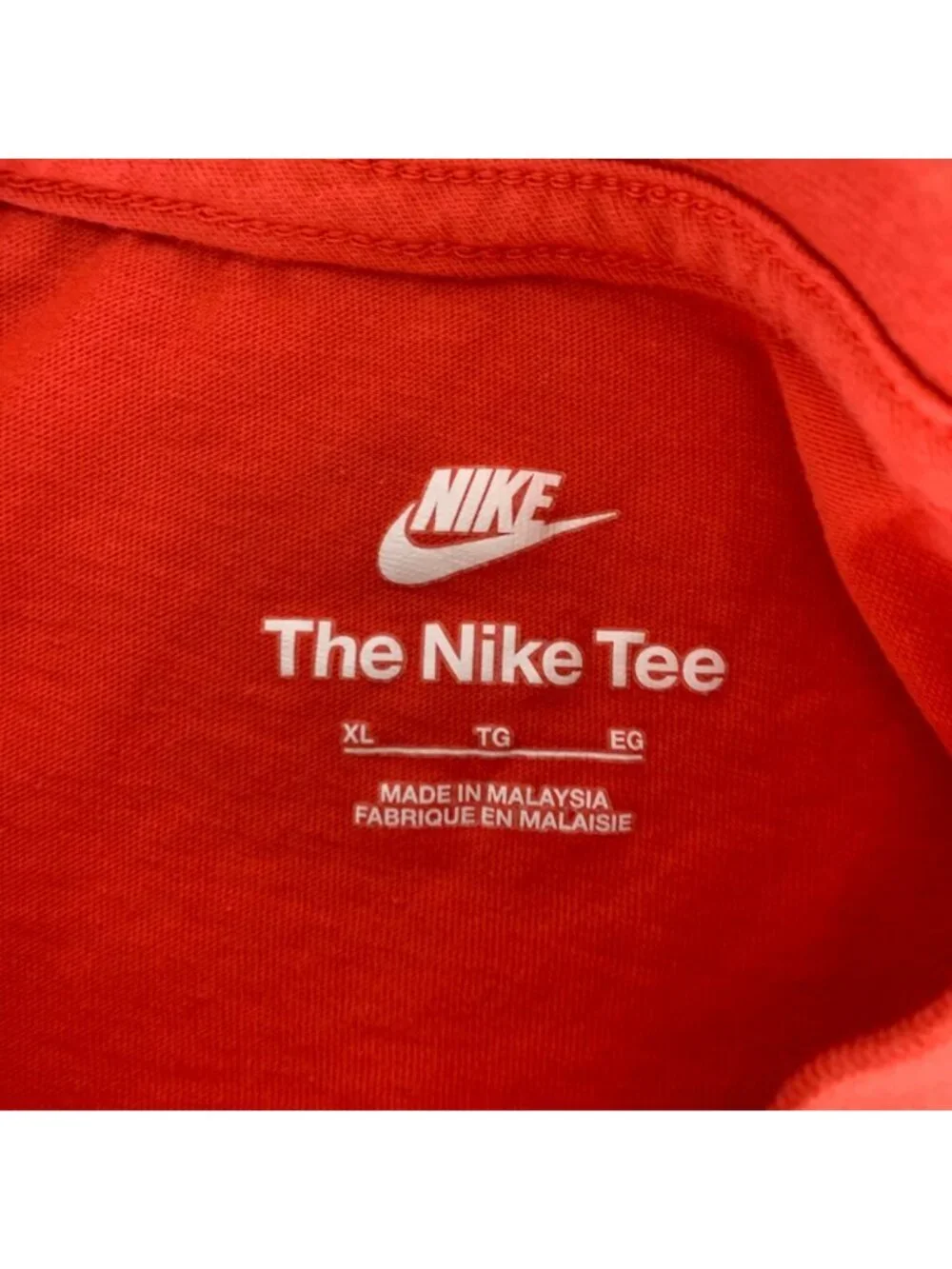 Nike Red Orange Oregon 1972 Short Sleeve Crewneck Shirt Mens XL DR8027-696